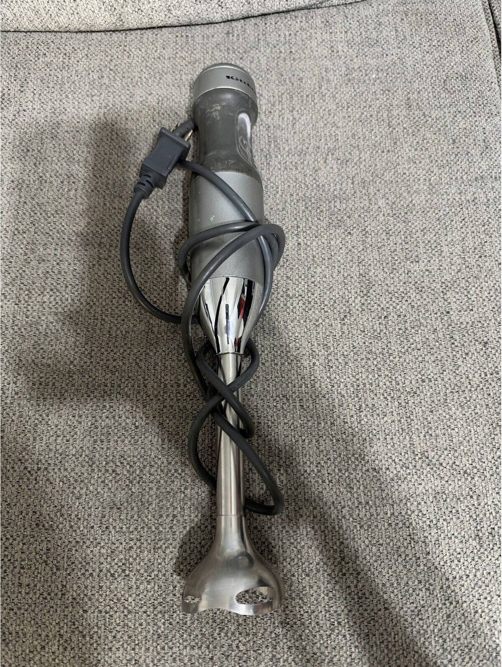 KitchenAid KHB1231ER Handheld Immersion Blender Stick Gray Stainless Electric